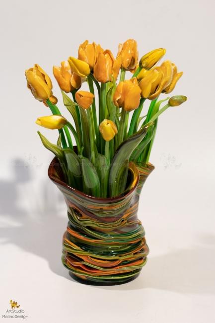 композиция из стекла ЖЕЛТЫЕ РИТМЫ – примеры ранее выполненных работ