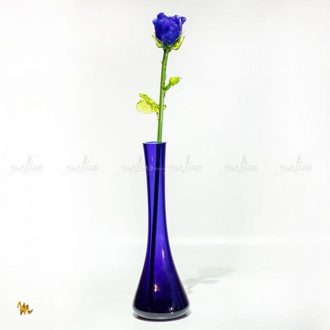 Синяя роза из стекла – примеры ранее выполненных работ