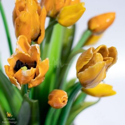 композиция из стекла ЖЕЛТЫЕ РИТМЫ – примеры ранее выполненных работ