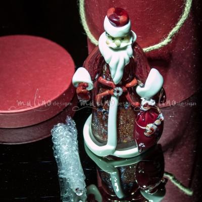 Фигурка из стекла Дед Мороз – примеры ранее выполненных работ