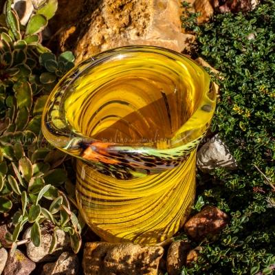 Стеклянная ваза Солнечный ветер – примеры ранее выполненных работ