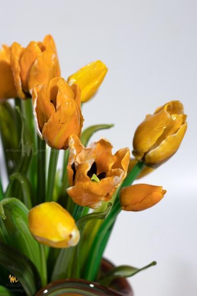 композиция из стекла ЖЕЛТЫЕ РИТМЫ – примеры ранее выполненных работ