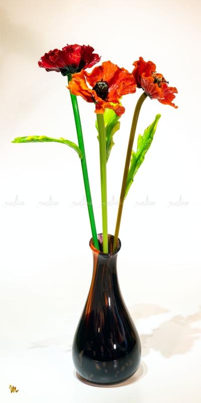 Стеклянный цветок МАК – примеры ранее выполненных работ