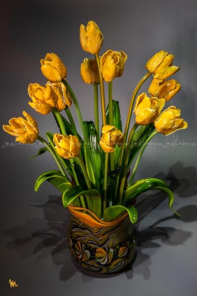 композиция из стекла ЖЕЛТЫЕ РИТМЫ – примеры ранее выполненных работ