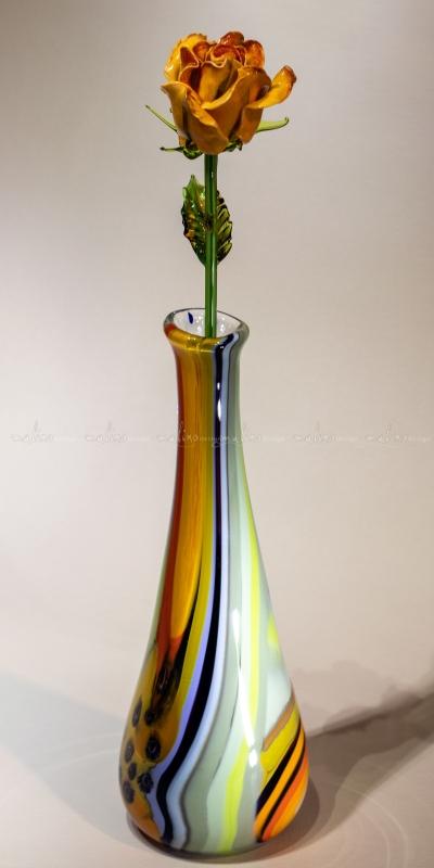 Ваза из цветного стекла "Алоха-вертикаль" – примеры ранее выполненных работ