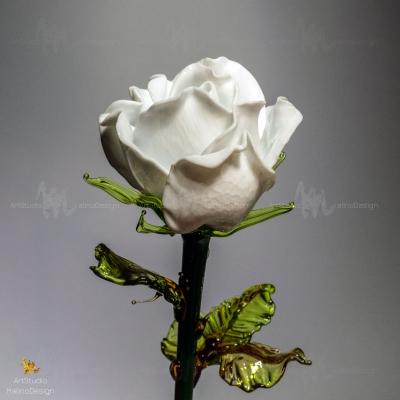 Стеклянная роза Белая – примеры ранее выполненных работ