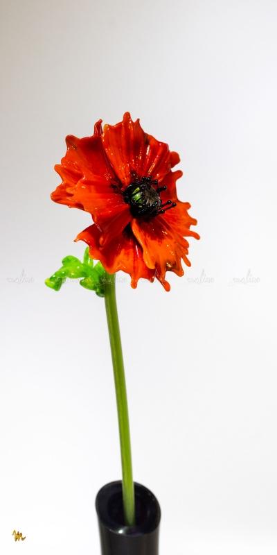 Стеклянный цветок МАК – примеры ранее выполненных работ