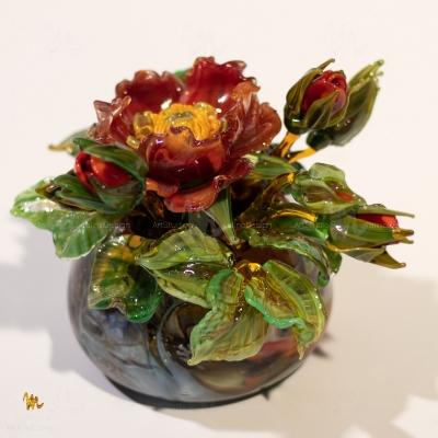 СТЕКЛЯННАЯ КОМПОЗИЦИЯ ШИПОВНИК – примеры ранее выполненных работ