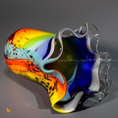 Ваза из цветного стекла "Алоха-волна" – примеры ранее выполненных работ