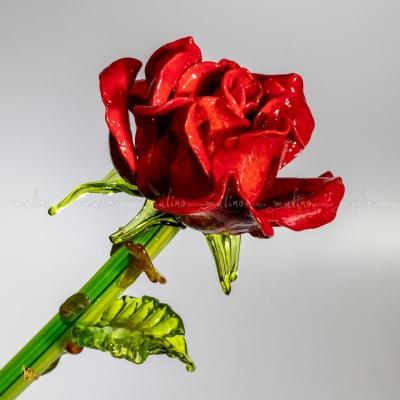 СТЕКЛЯННАЯ РОЗА КРАСНАЯ – примеры ранее выполненных работ