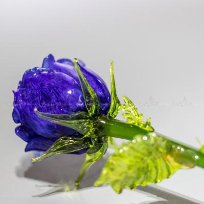 Синяя роза из стекла – примеры ранее выполненных работ